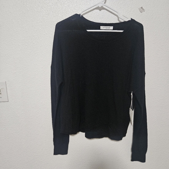 NWT Frame slouchy crew neck sweater see description for sizing closet staple - Picture 1 of 10